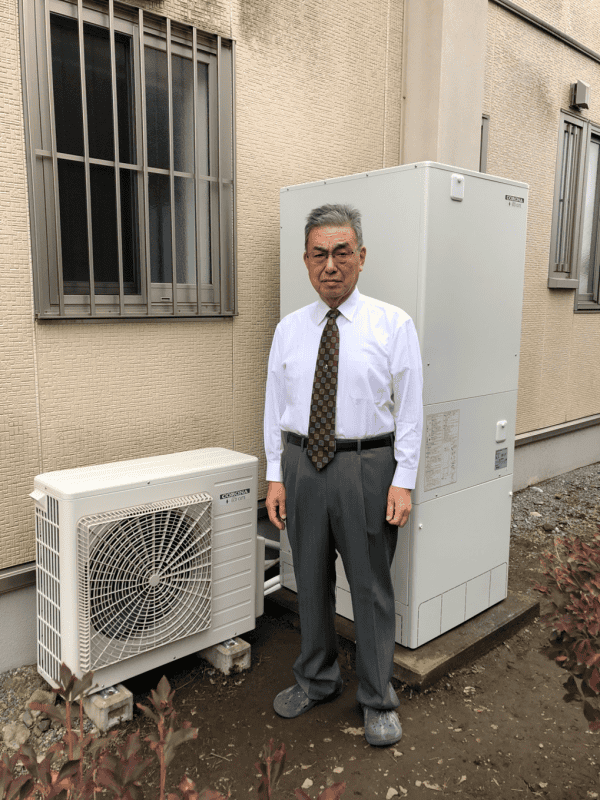 群馬県みどり市でコロナのエコキュートに交換されたお客様