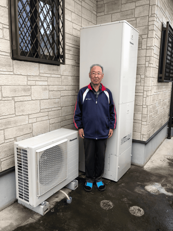 群馬県邑楽郡邑楽町でパナソニックのエコキュートに交換されたお客様