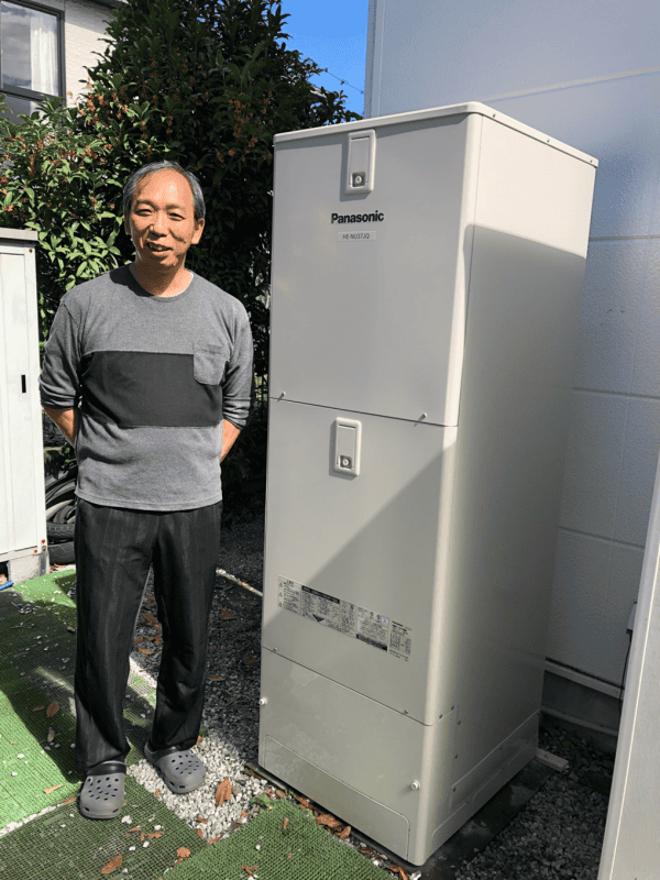 群馬県安中市でパナソニックのエコキュートに交換されたお客様
