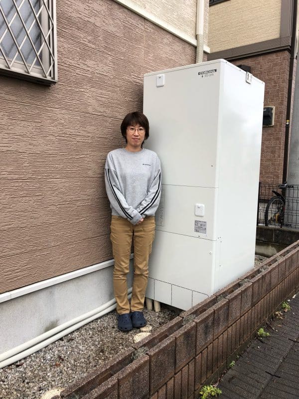 栃木県小山市でコロナのエコキュートに交換されたお客様