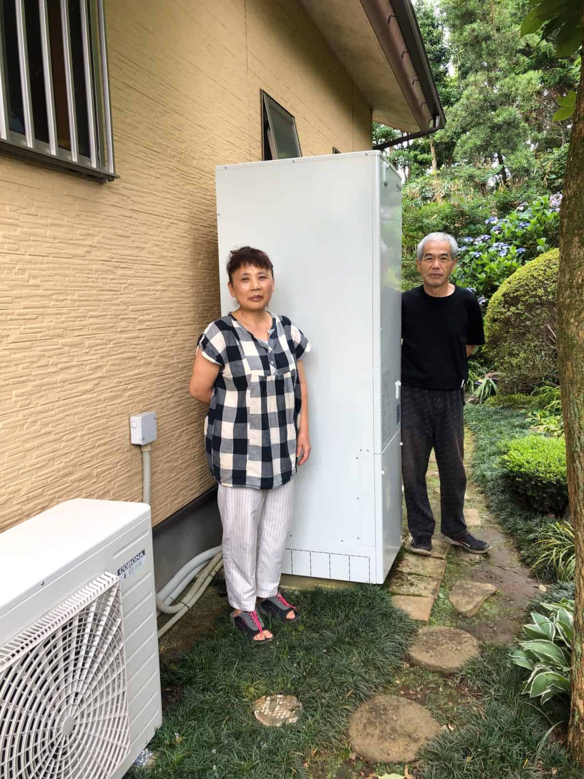 茨城県筑西市でコロナのエコキュートに交換されたお客様