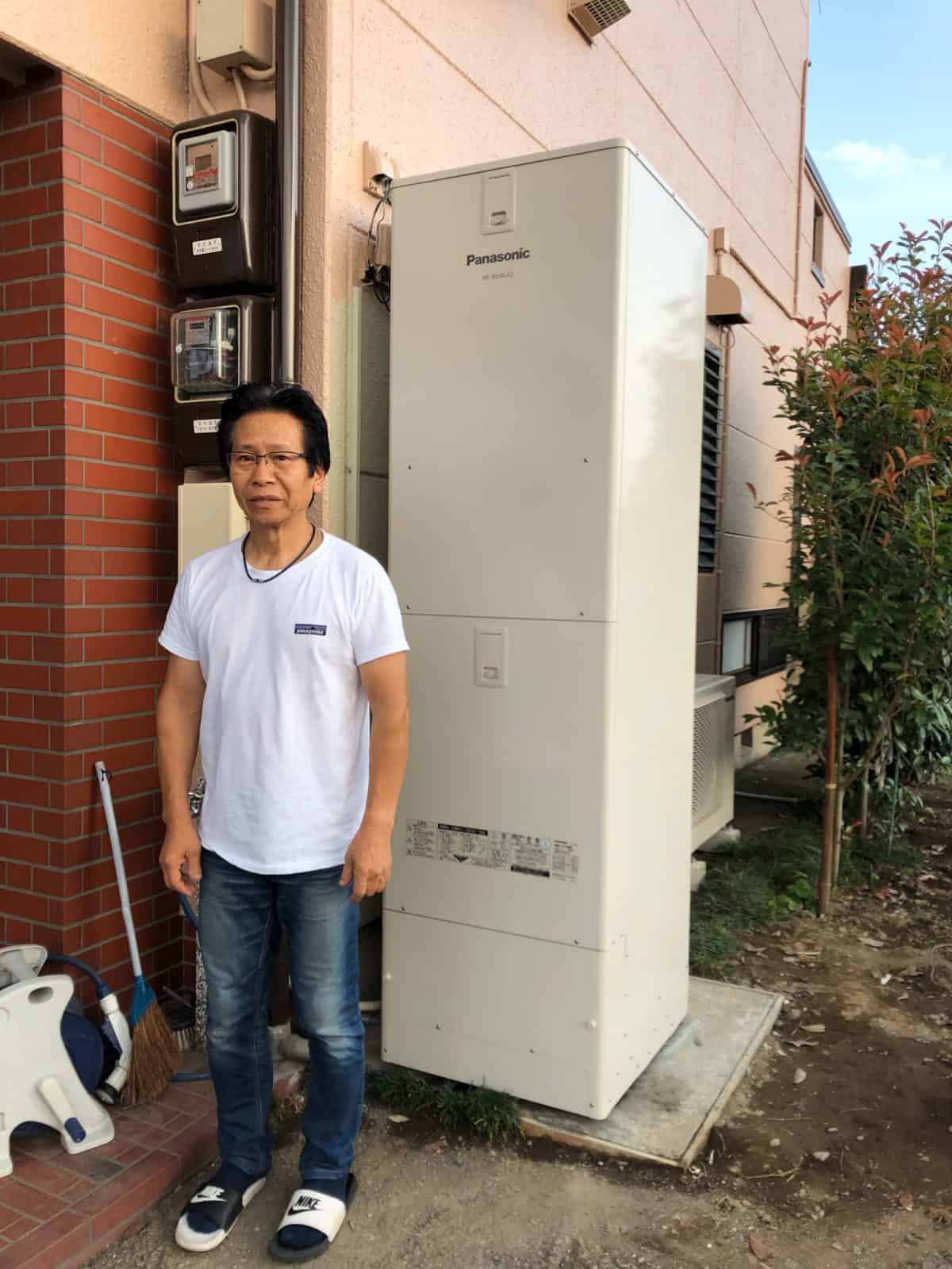 群馬県太田市でパナソニックのエコキュートに交換されたお客様