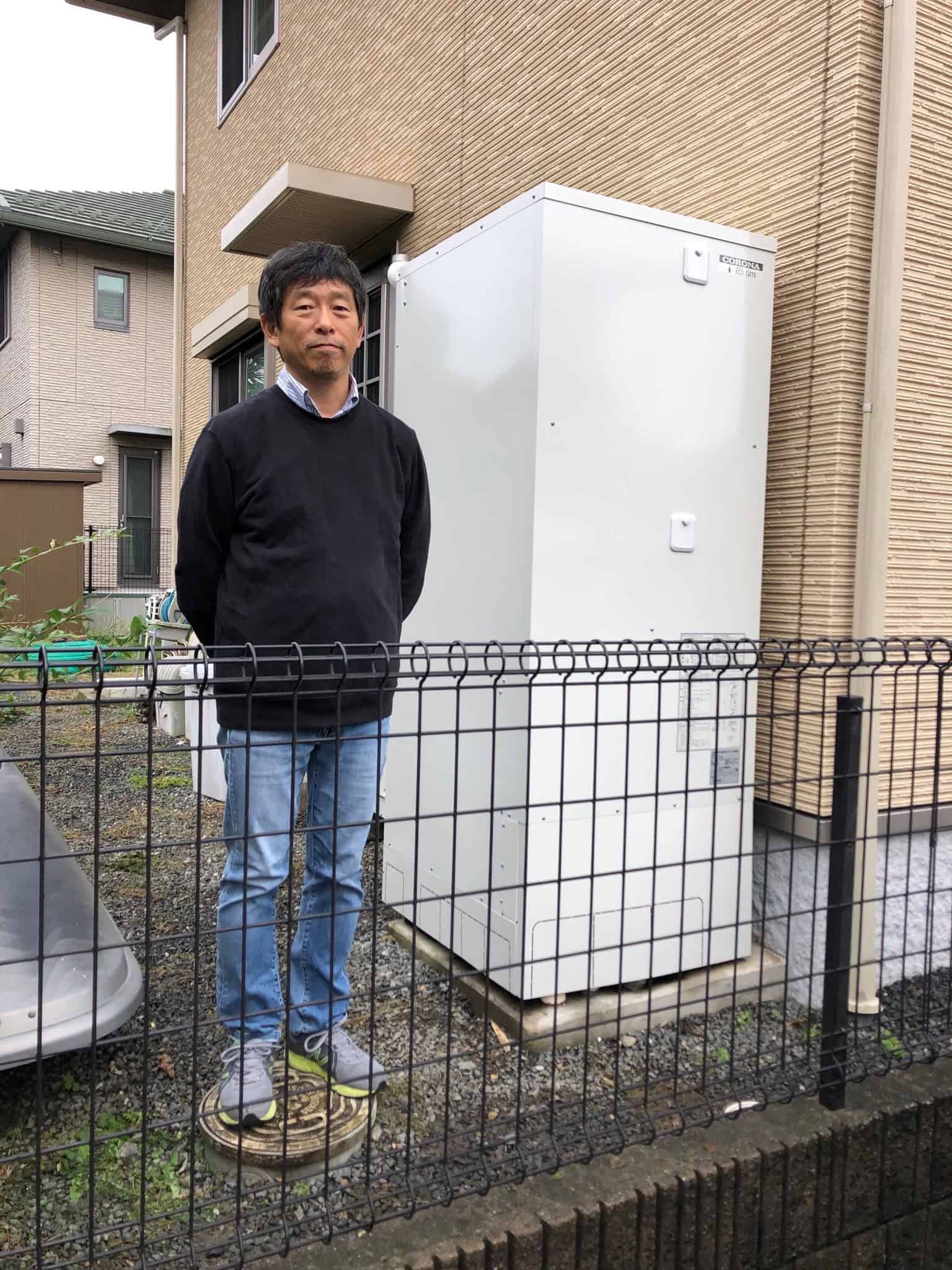 群馬県太田市でコロナのエコキュートに交換されたお客様