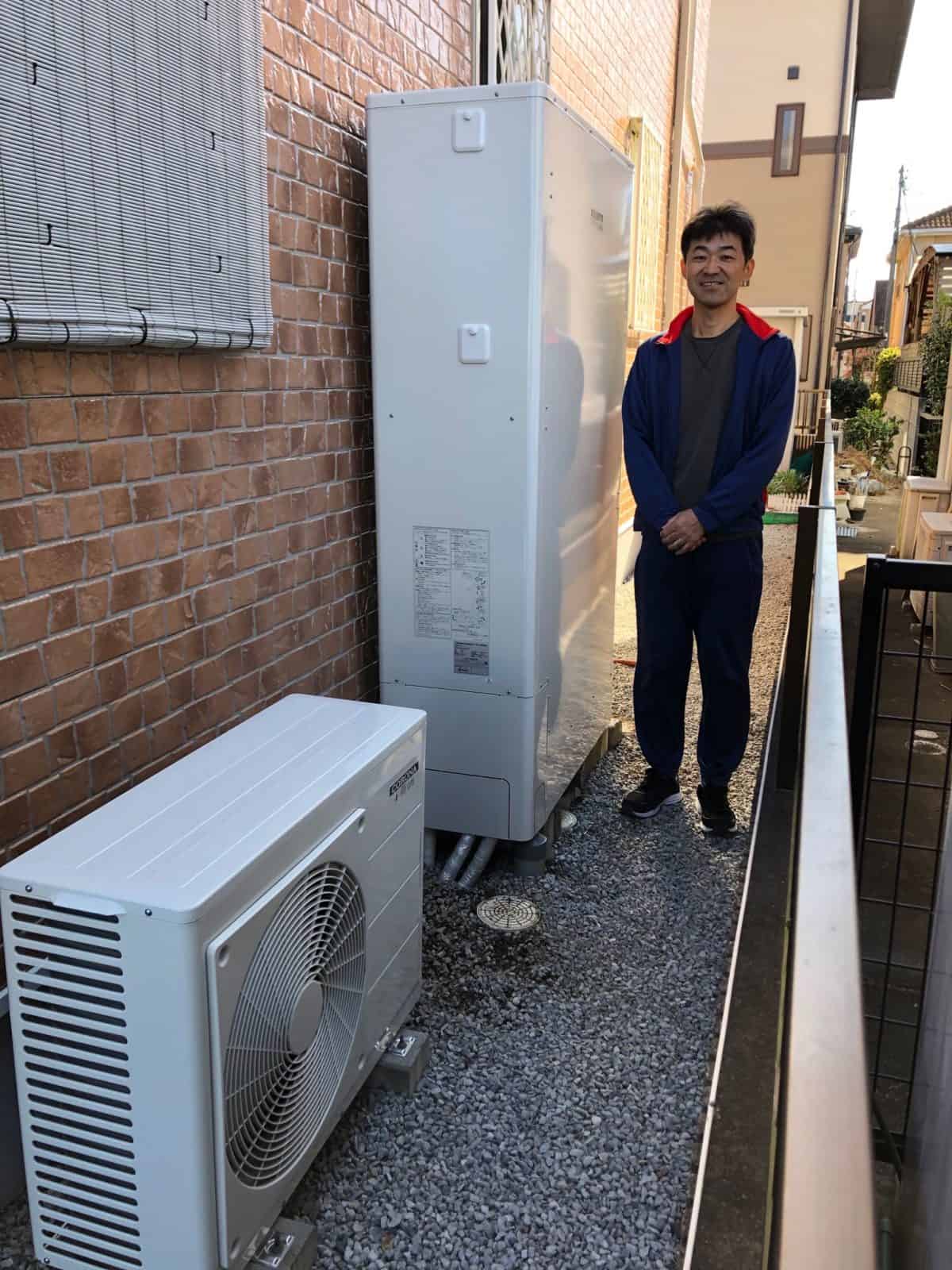 群馬県館林市でコロナのエコキュートに交換されたお客様