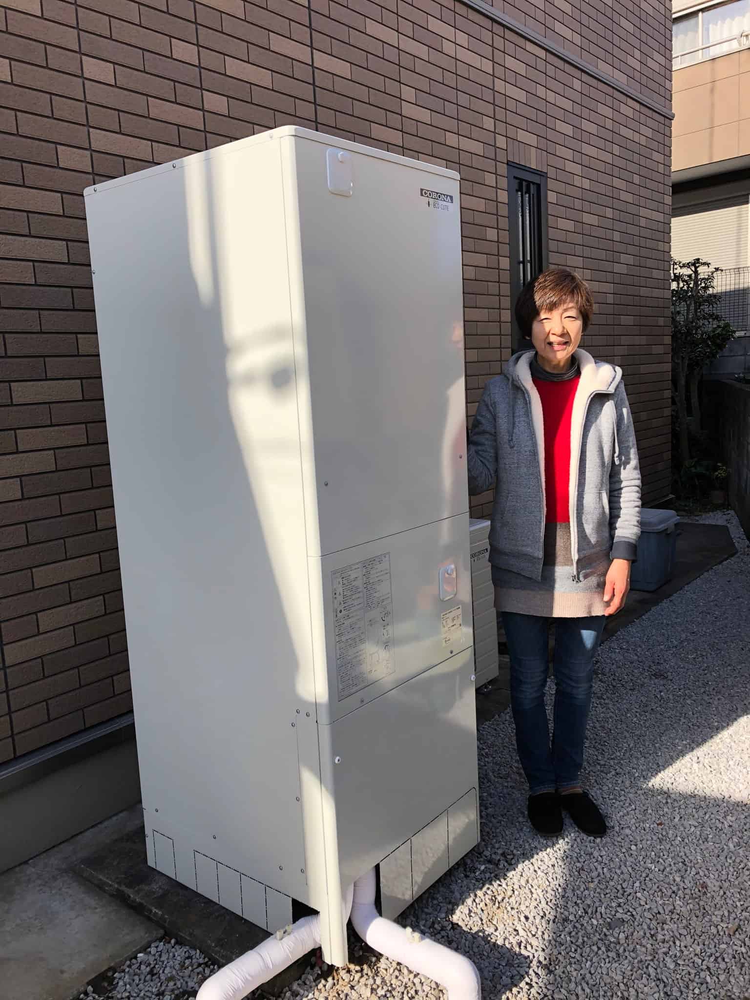 埼玉県熊谷市でコロナのエコキュートに交換されたお客様