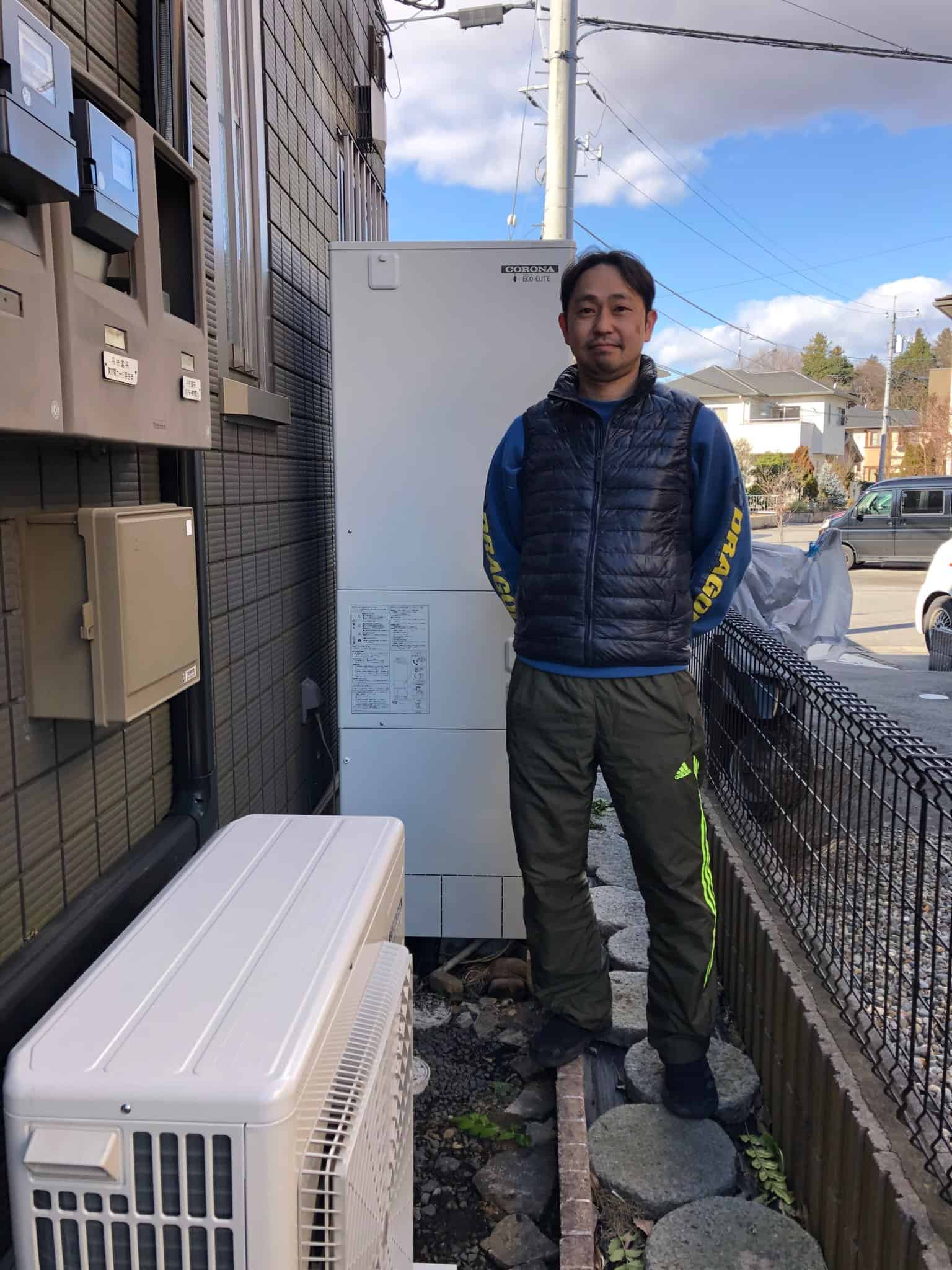 栃木県さくら市でコロナのエコキュートに交換されたお客様