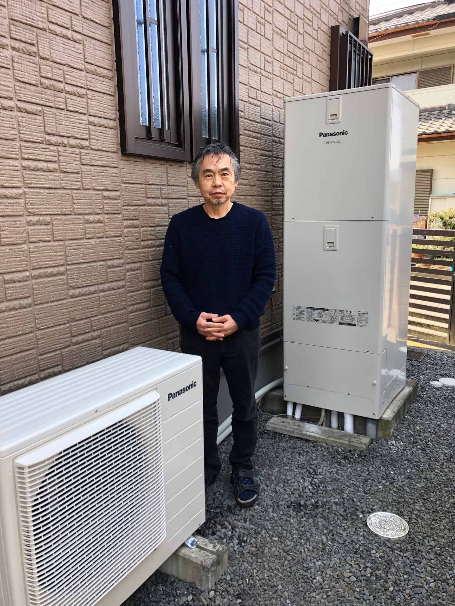 栃木県栃木市でパナソニックのエコキュートに交換されたお客様