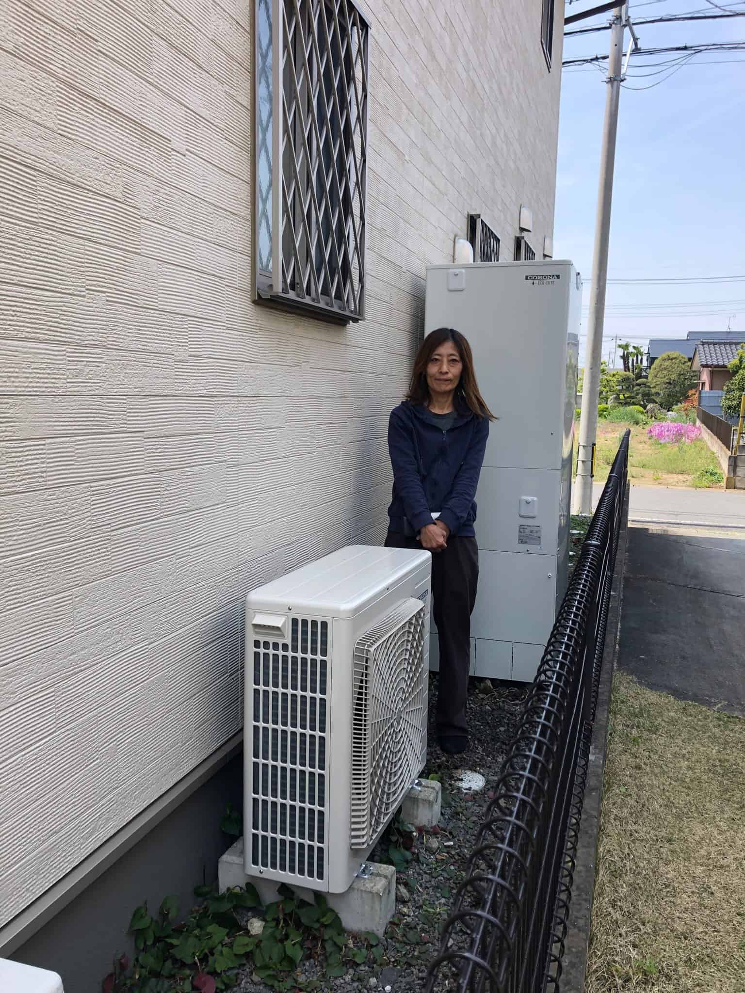 栃木県佐野市でコロナのエコキュートに交換されたお客様