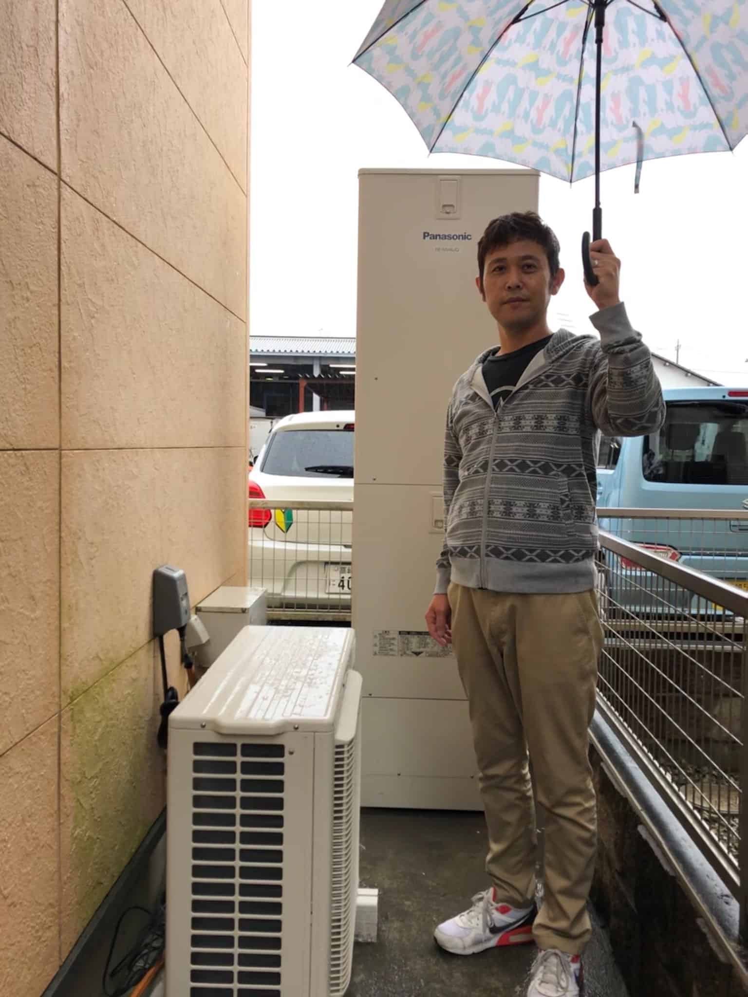 群馬県高崎市でパナソニックのエコキュートに交換されたお客様