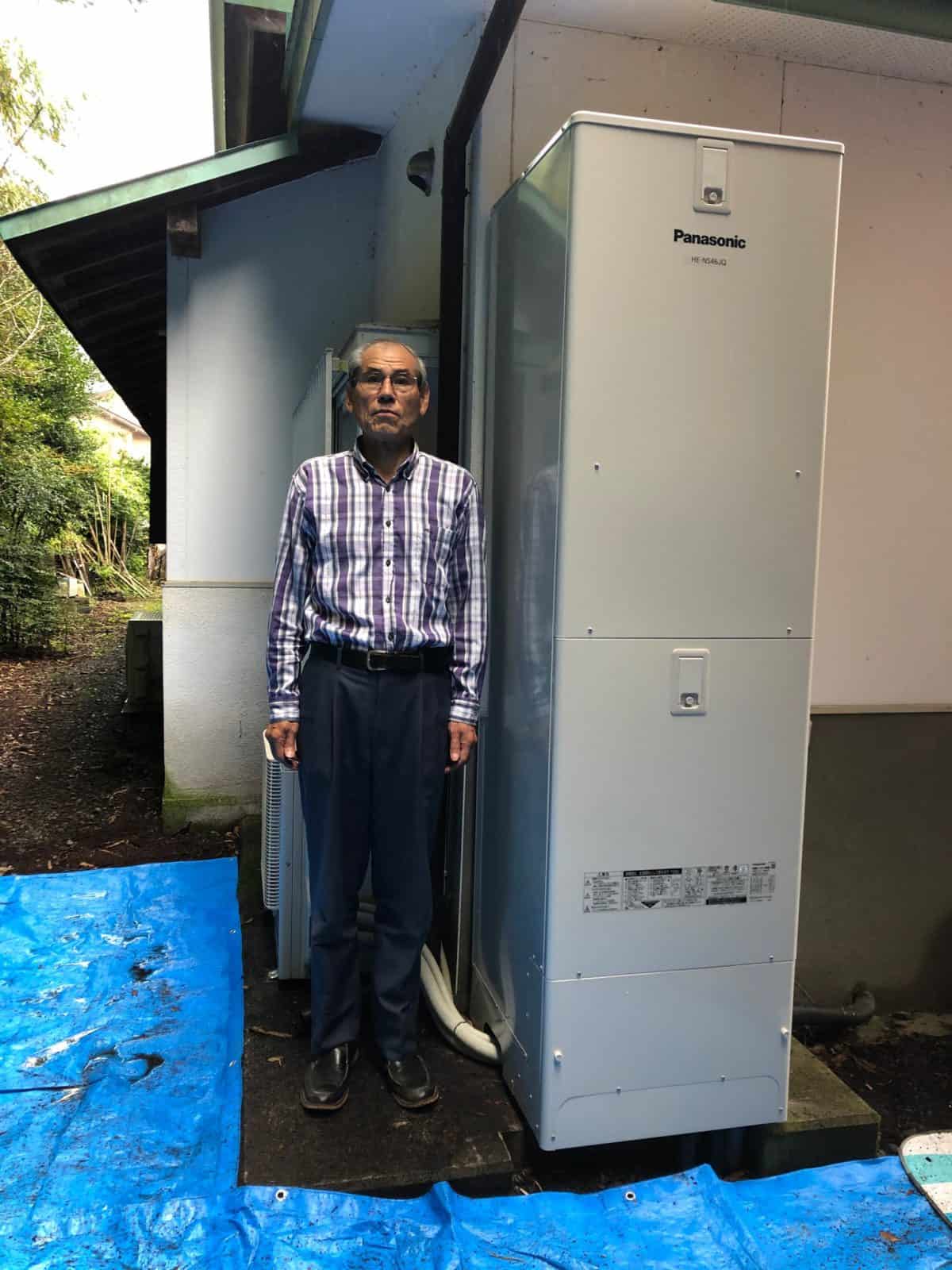 栃木県日光市でパナソニックのエコキュートに交換されたお客様