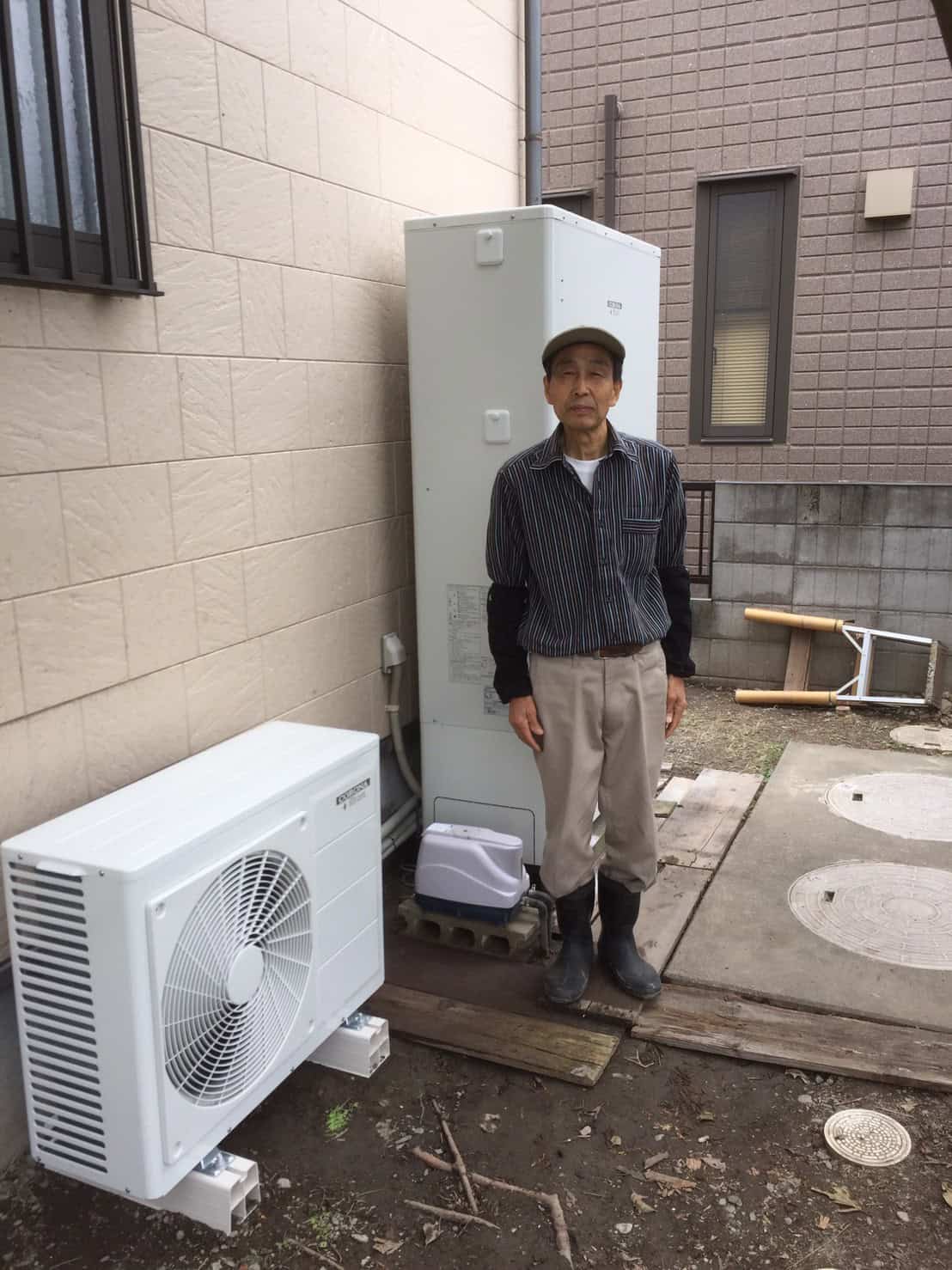 群馬県藤岡市でコロナのエコキュートに交換されたお客様