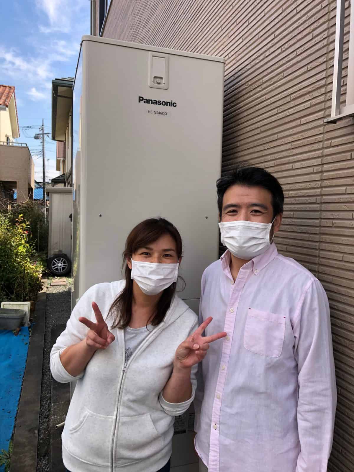 栃木県足利市でパナソニックのエコキュートに交換されたお客様