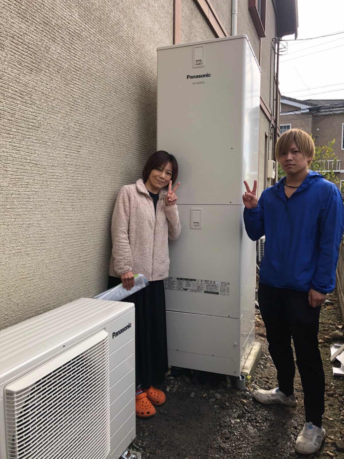 栃木県足利市でパナソニックのエコキュートに交換されたお客様