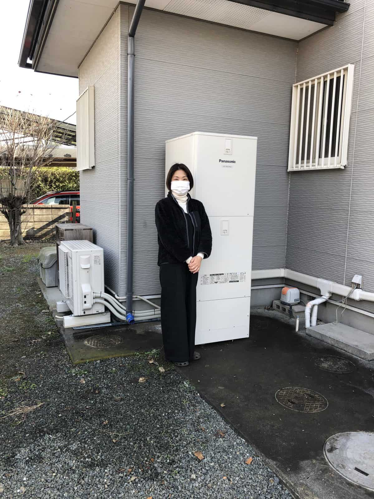 群馬県太田市でパナソニックのエコキュートに交換されたお客様