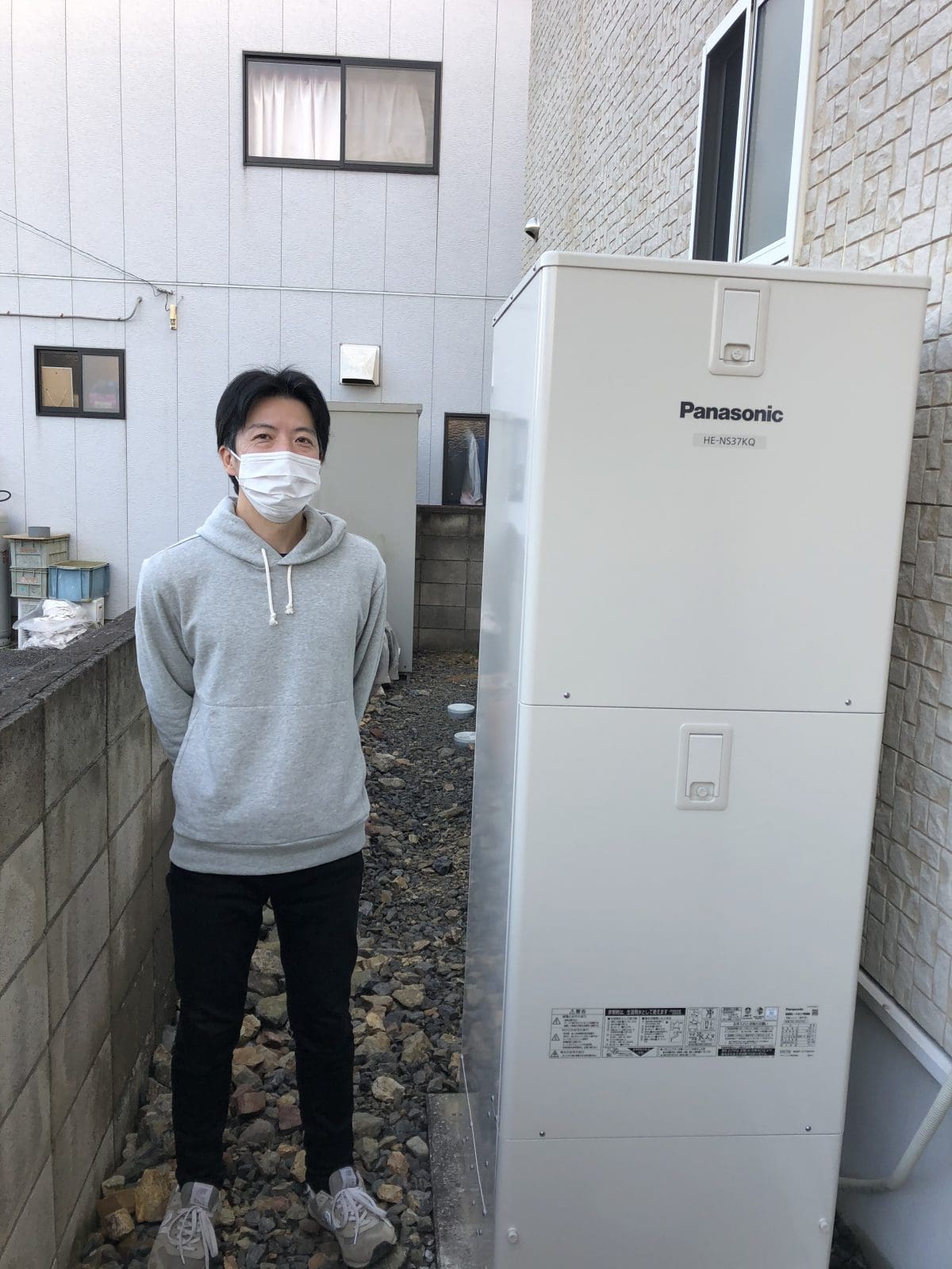 栃木県足利市でパナソニックのエコキュートに交換されたお客様