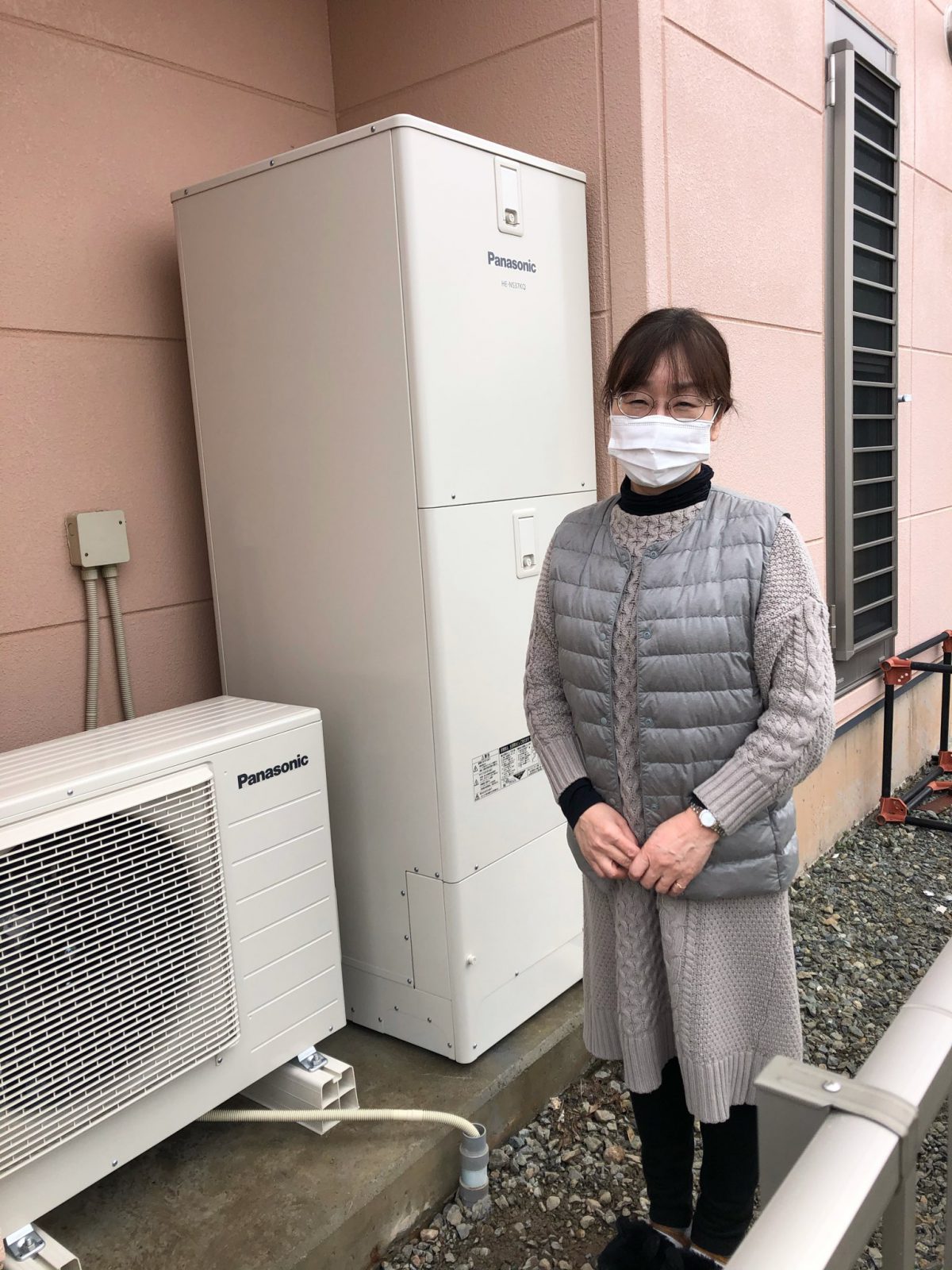 埼玉県熊谷市でパナソニックのエコキュートに交換されたお客様