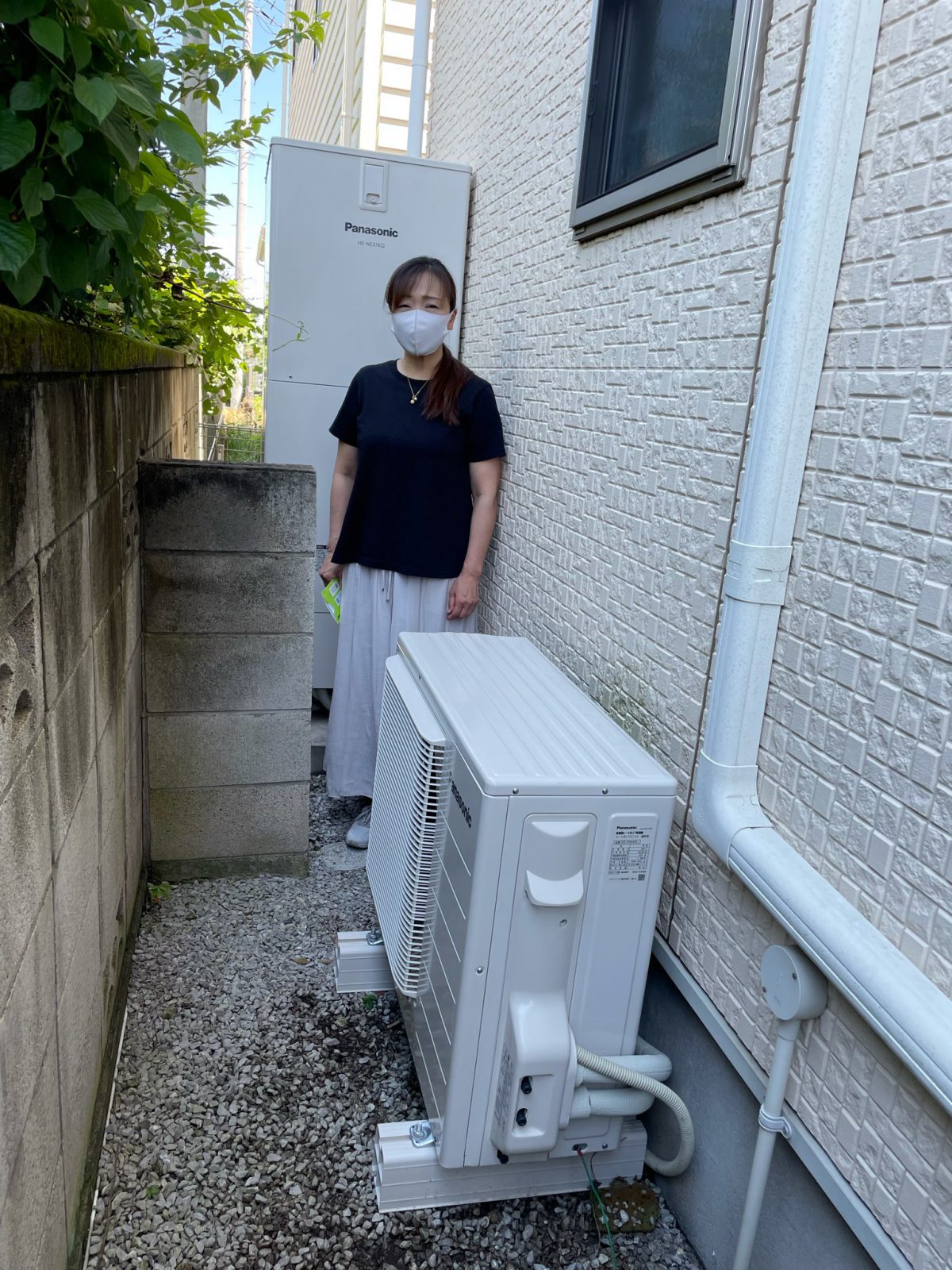 群馬県前橋市でパナソニックのエコキュートに交換されたお客様