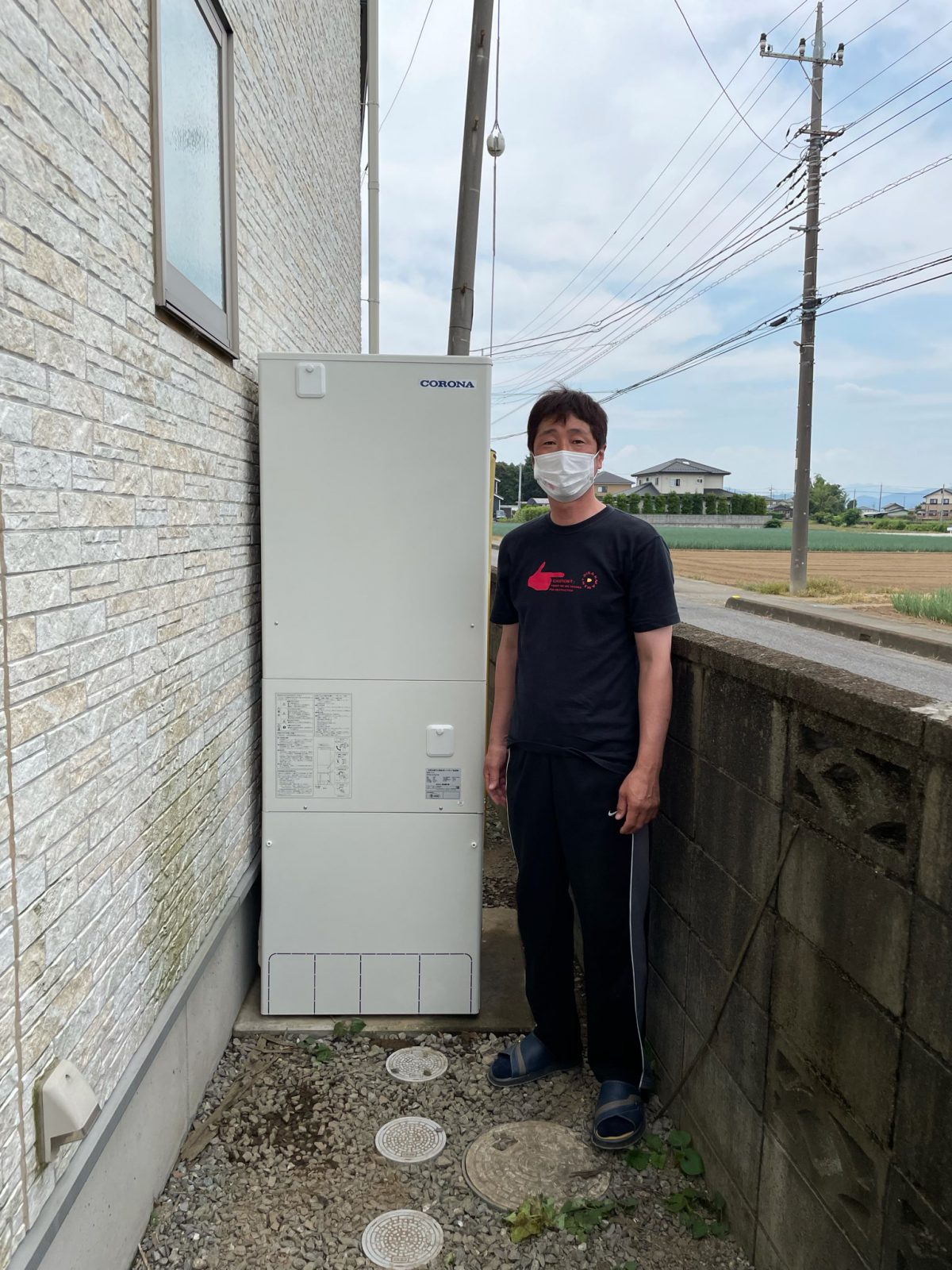 埼玉県深谷市でコロナのエコキュートに交換されたお客様