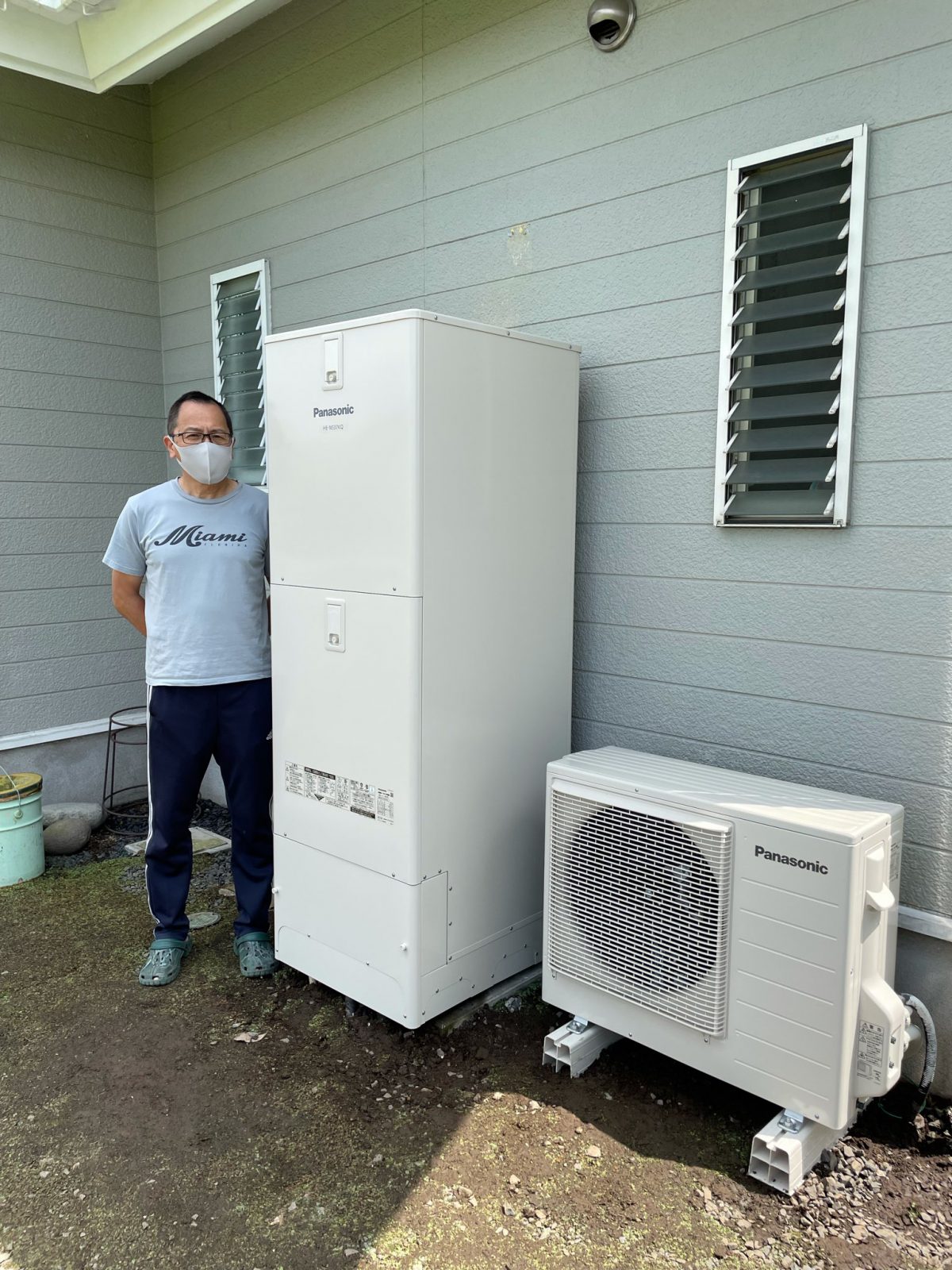 栃木県宇都宮市でパナソニックのエコキュートに交換されたお客様