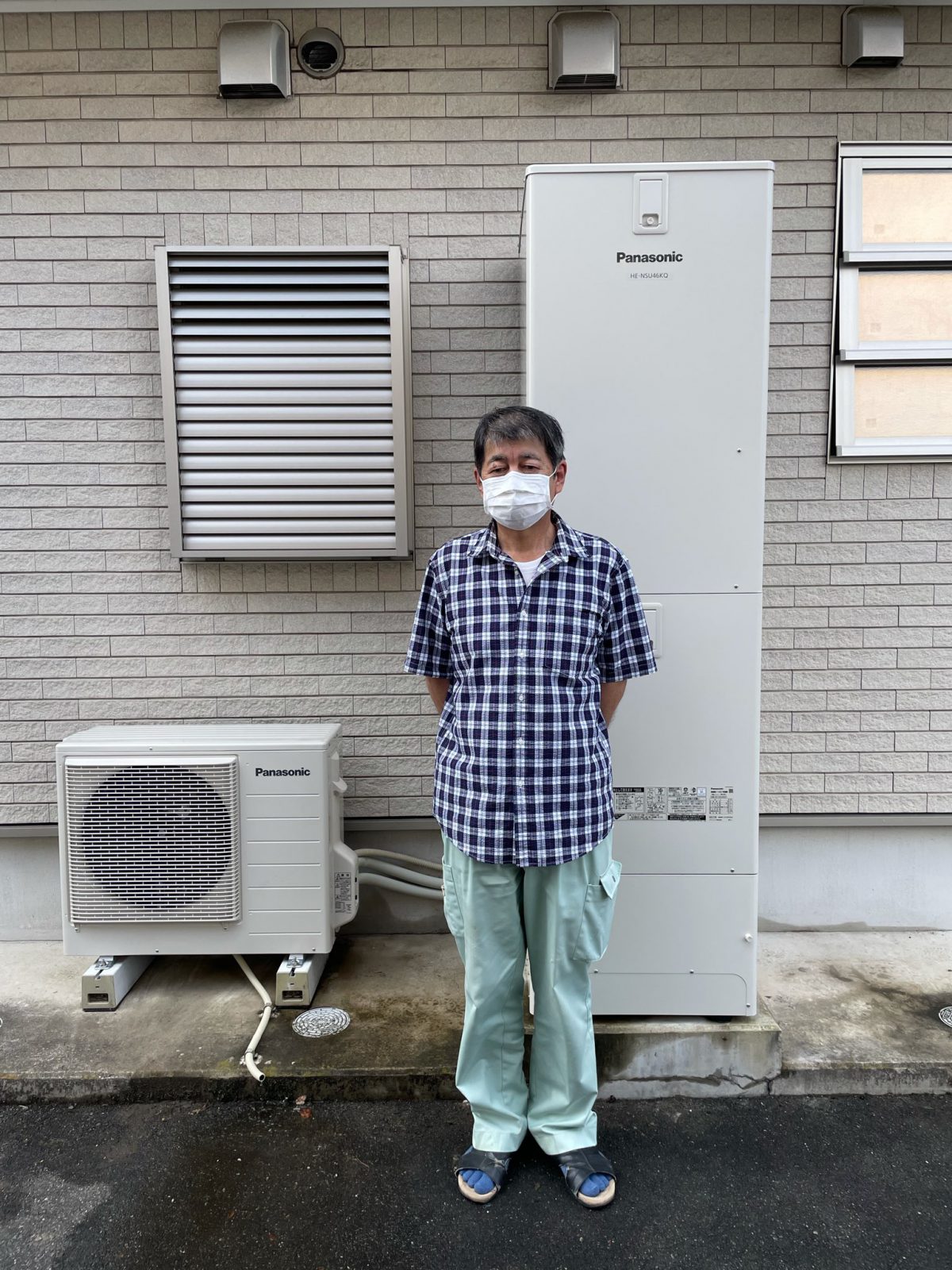 群馬県太田市でパナソニックのエコキュートに交換されたお客様