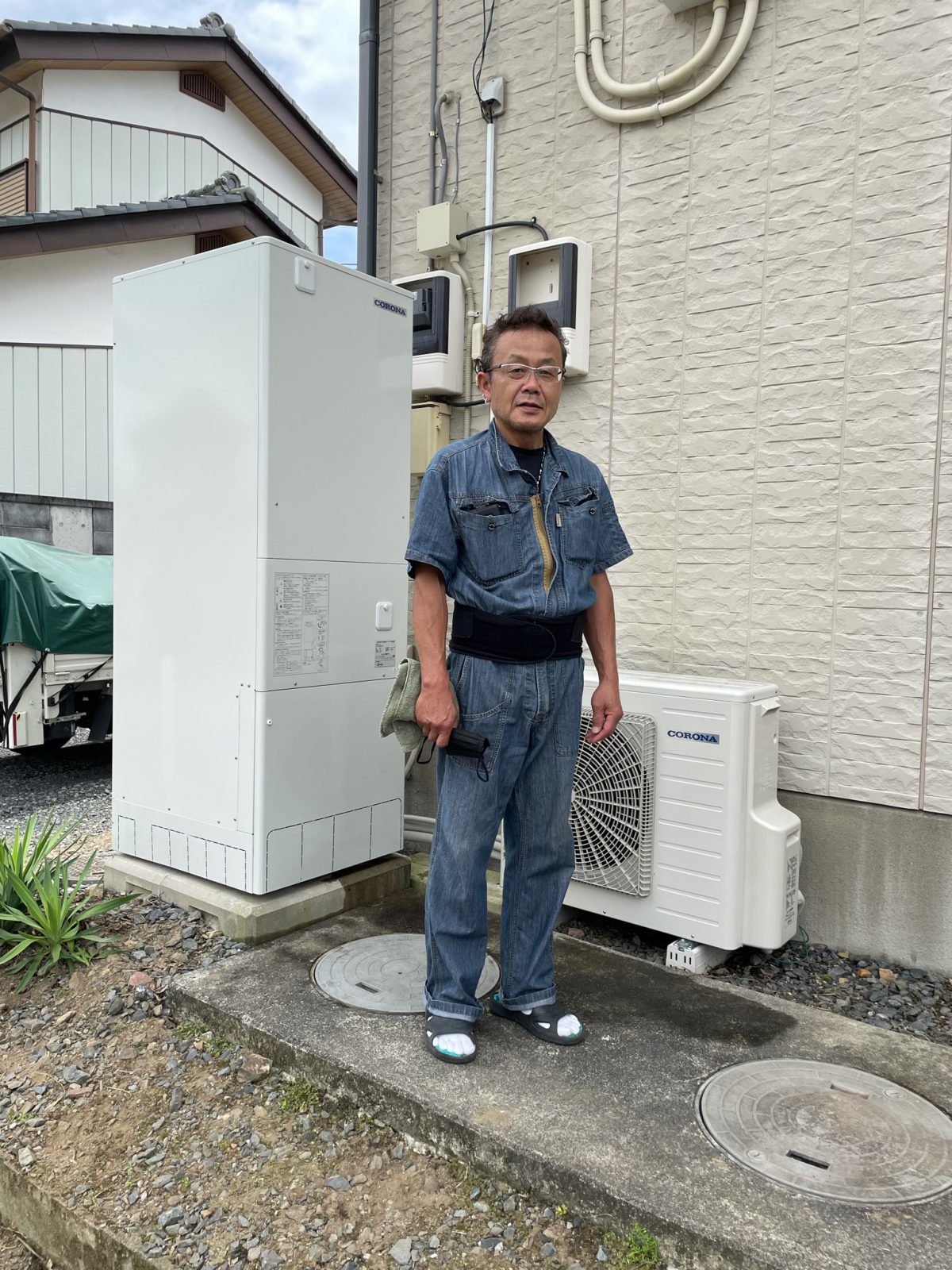 栃木県佐野市でコロナのエコキュートに交換されたお客様