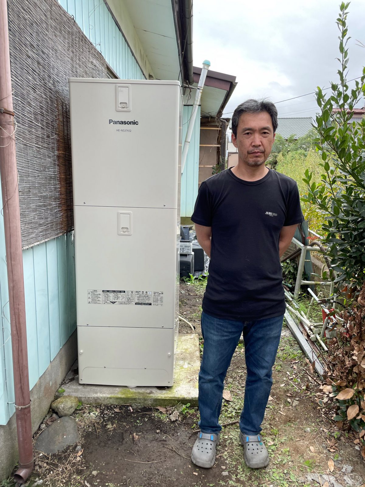 栃木県塩谷郡高根沢町でパナソニックのエコキュートに交換されたお客様