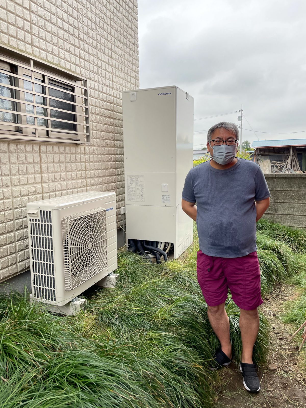 群馬県館林市でコロナのエコキュートに交換されたお客様