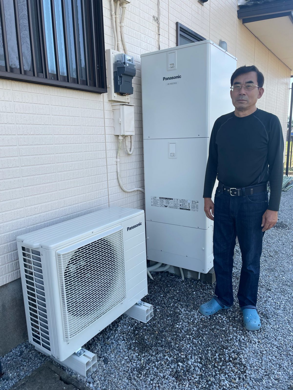 栃木県栃木市でパナソニックのエコキュートに交換されたお客様