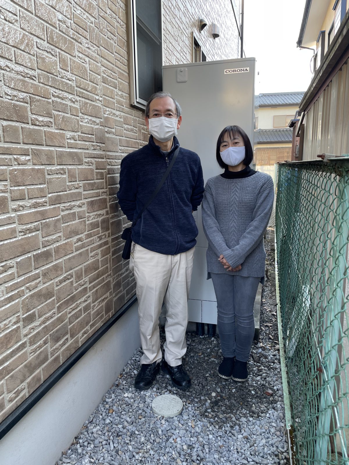 栃木県宇都宮市でコロナのエコキュートに交換されたお客様