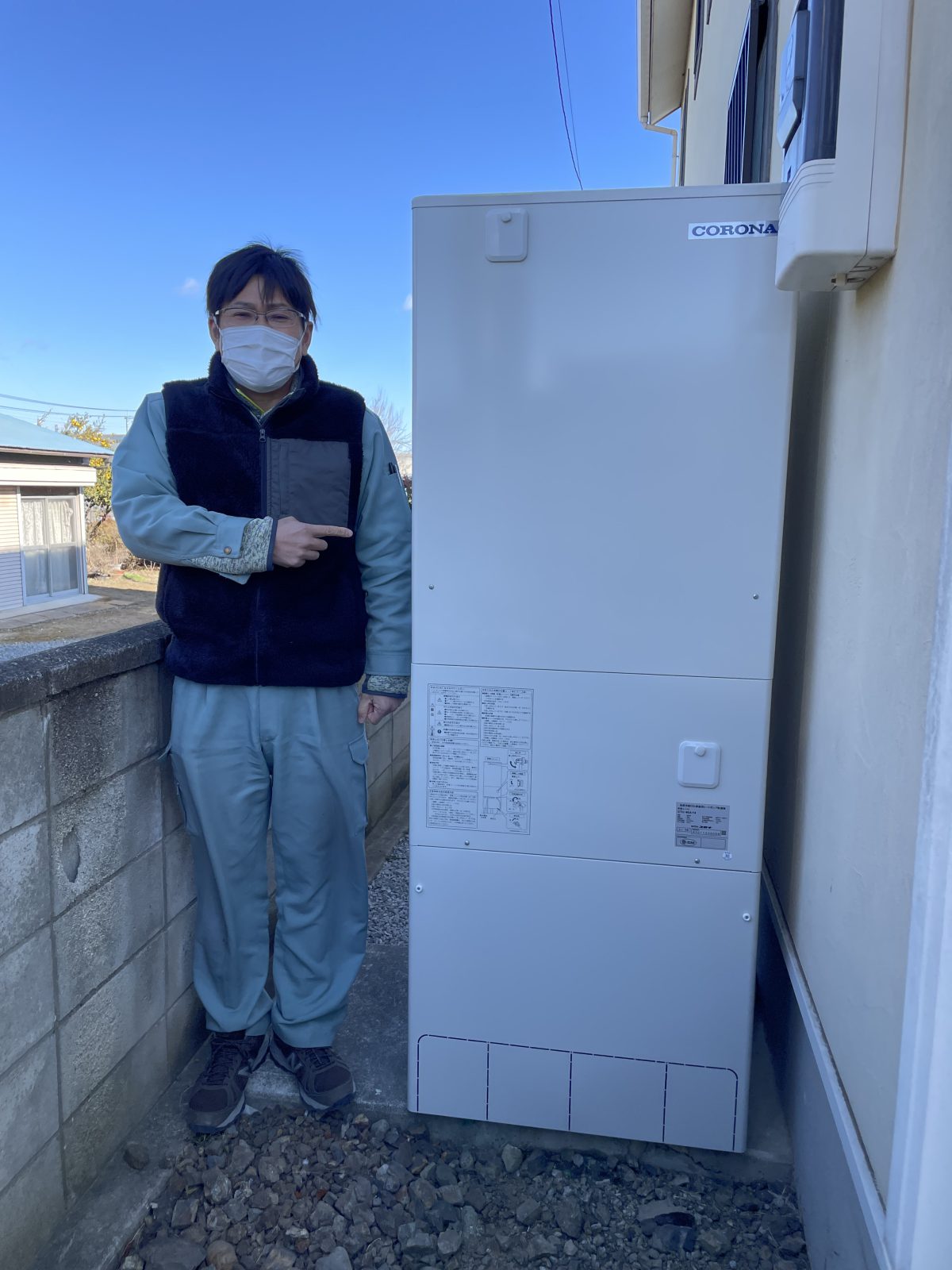 群馬県太田市でコロナのエコキュートに交換されたお客様