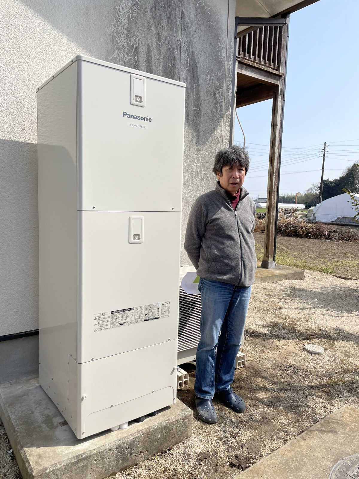 茨城県筑西市でパナソニックのエコキュートに交換されたお客様
