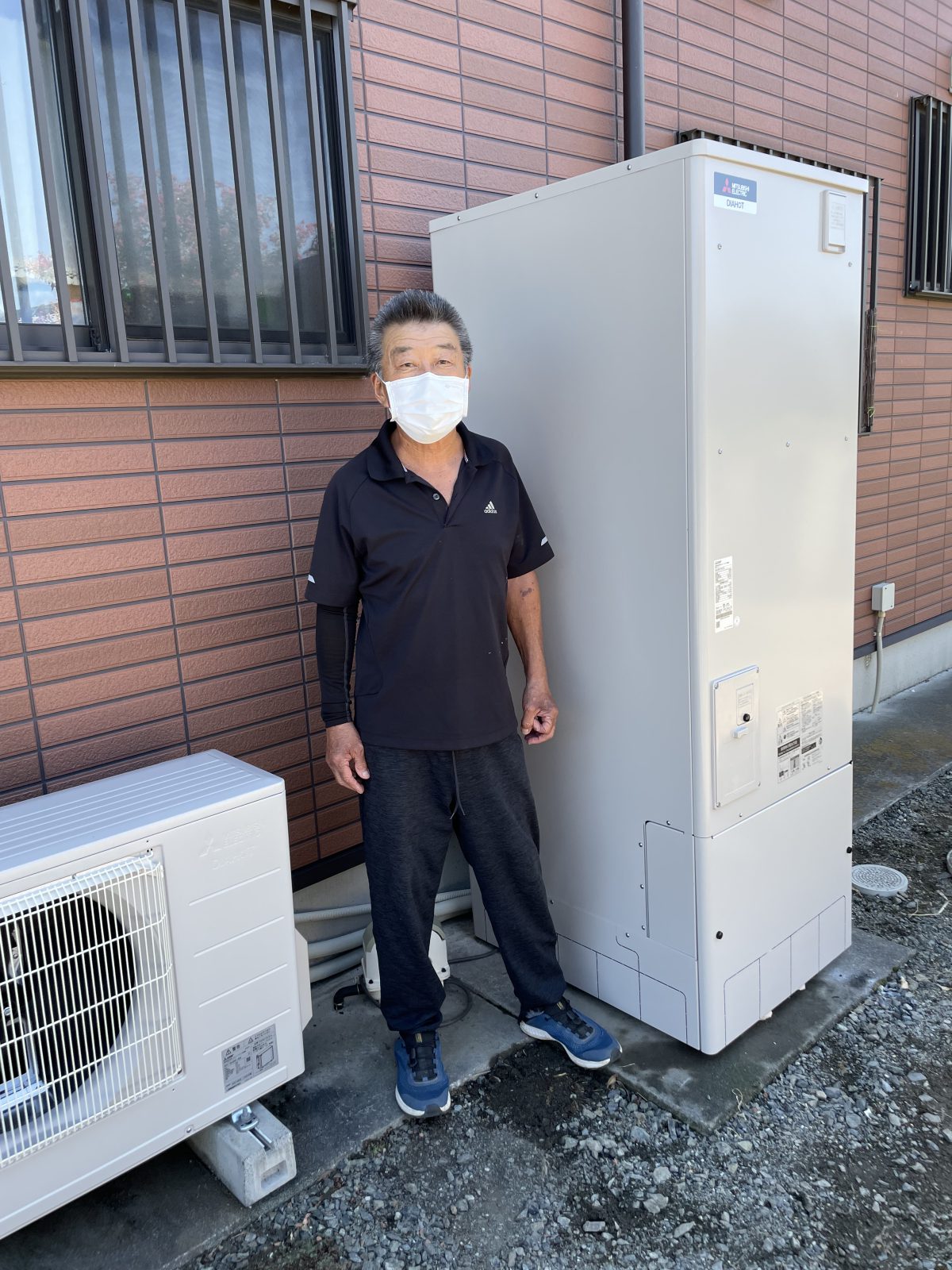 群馬県太田市で三菱のエコキュートに交換されたお客様