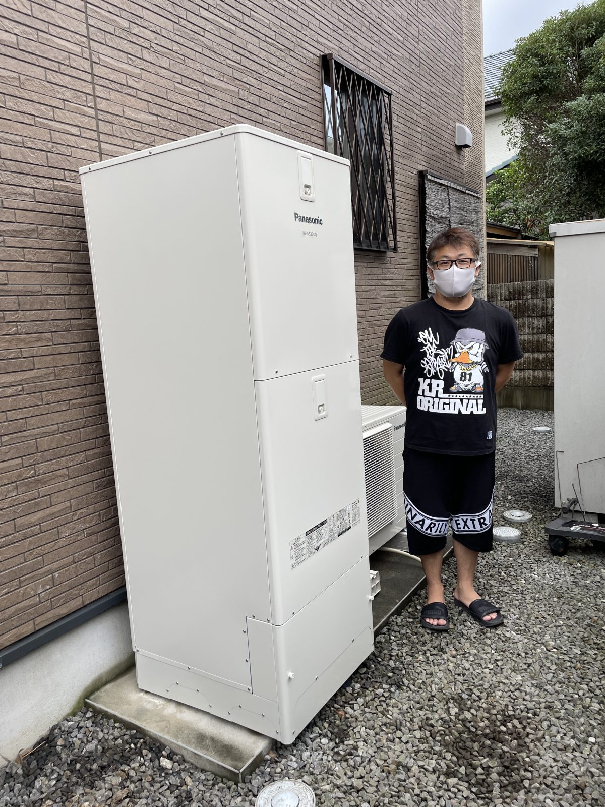 茨城県古河市でパナソニックのエコキュートに交換されたお客様