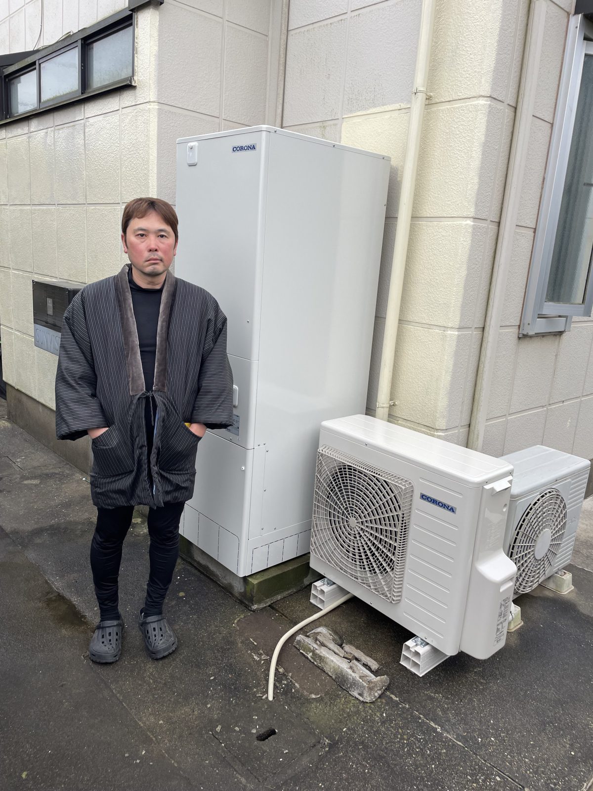 茨城県つくば市で三菱のエコキュートに交換されたお客様