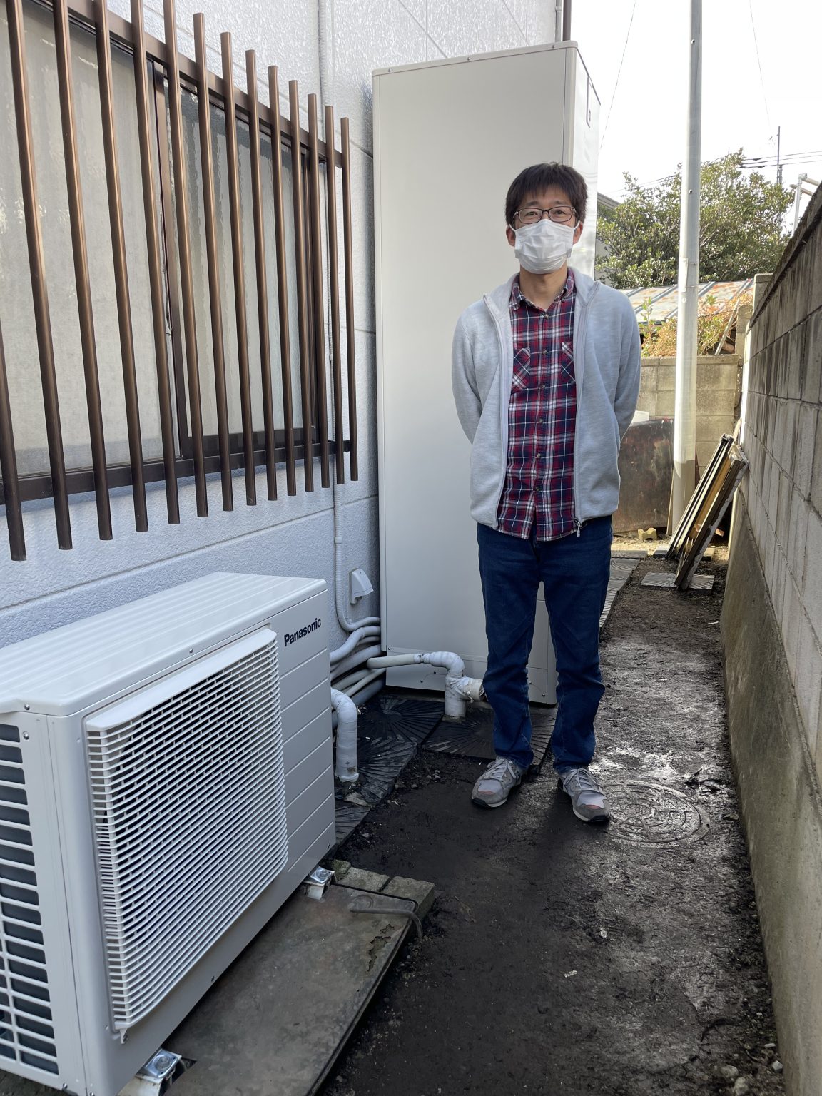 群馬県前橋市でパナソニックのエコキュートに交換されたお客様