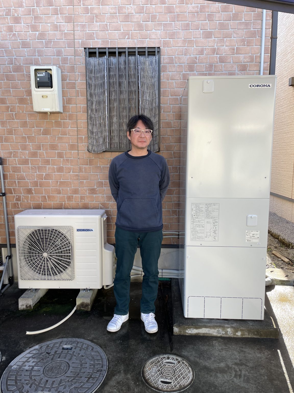 群馬県邑楽郡大泉町でコロナのエコキュートに交換されたお客様