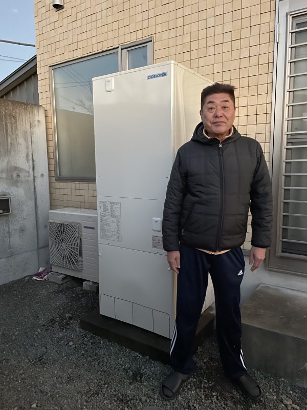 栃木県足利市でコロナのエコキュートに交換されたお客様