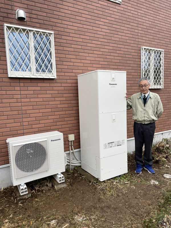 茨城県つくば市でパナソニックのエコキュートに交換されたお客様