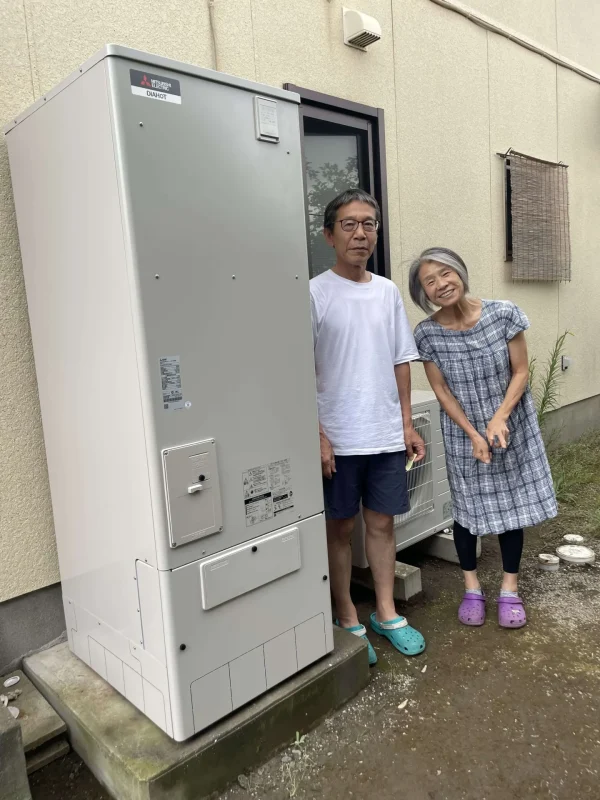 群馬県高崎市で三菱のエコキュートに交換されたお客様
