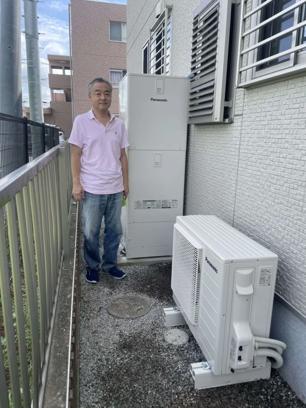 群馬県高崎市でパナソニックのエコキュートに交換されたお客様