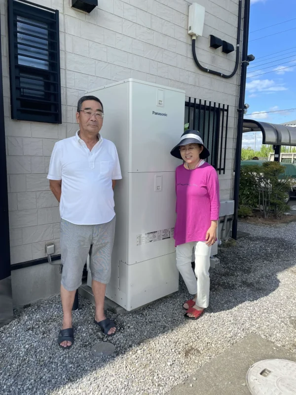 群馬県太田市でパナソニックのエコキュートに交換されたお客様