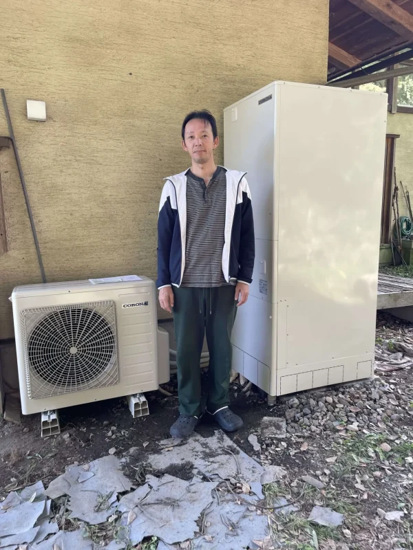 群馬県高崎市でコロナのエコキュートに交換されたお客様