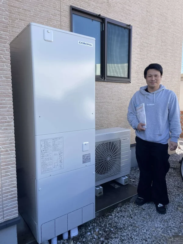 栃木県足利市でコロナのエコキュートに交換されたお客様