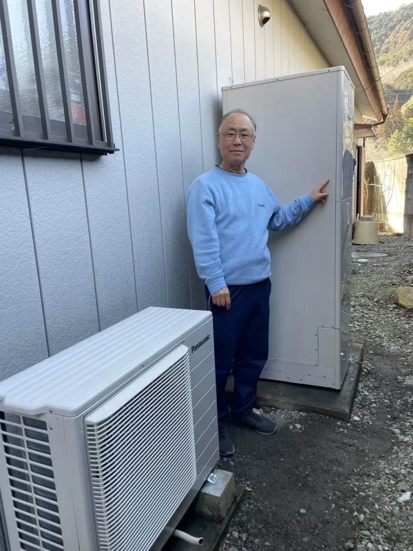 栃木県足利市でパナソニックのエコキュートに交換されたお客様