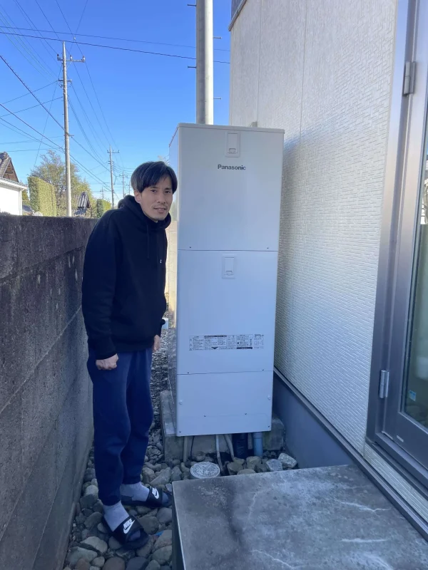 茨城県筑西市でパナソニックのエコキュートに交換されたお客様