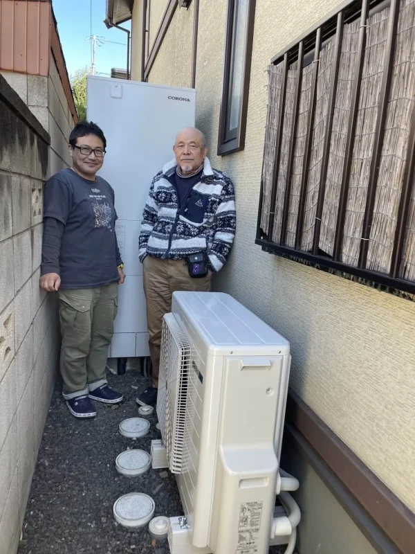 栃木県足利市でコロナのエコキュートに交換されたお客様