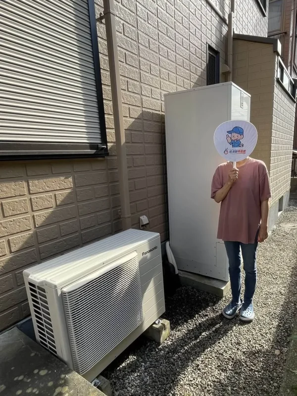 栃木県佐野市でパナソニックのエコキュートに交換されたお客様