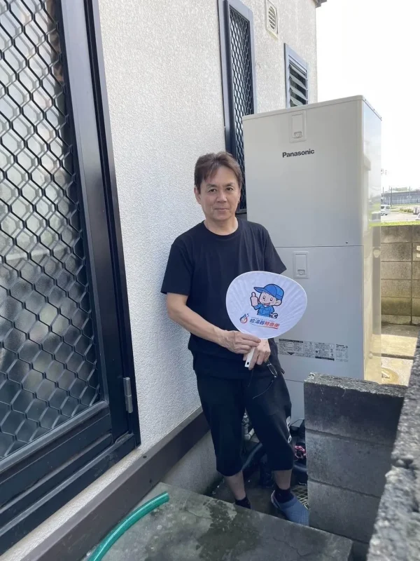 群馬県邑楽郡邑楽町でパナソニックのエコキュートに交換されたお客様