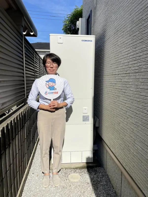 栃木県佐野市でコロナのエコキュートに交換されたお客様