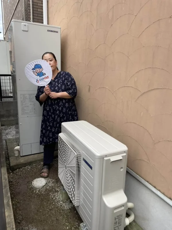 群馬県館林市でコロナのエコキュートに交換されたお客様